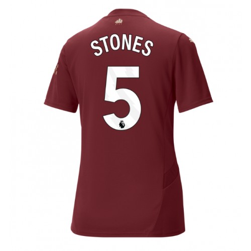 Fotbalové Dres Manchester City John Stones #5 Dámské Alternativní 2024-25 Krátký Rukáv